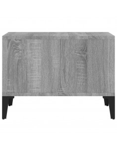 Tavolino da Salotto grigio sonoma 60x50x36,5 cm in Multistrato