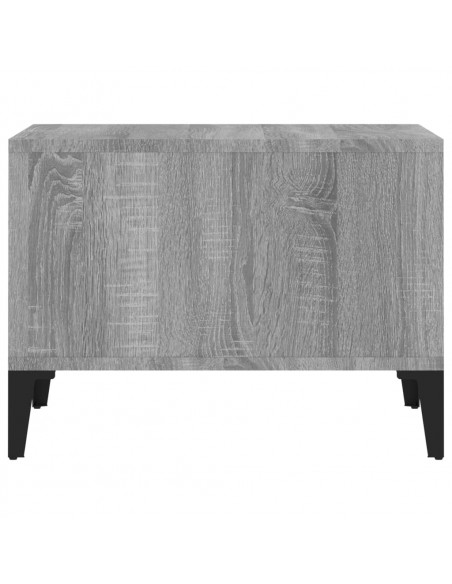 Tavolino da Salotto grigio sonoma 60x50x36,5 cm in Multistrato