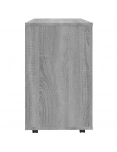 Tavolino da Salotto Grigio Sonoma 70x35x55 cm Legno Multistrato