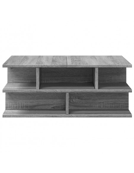 Tavolino da Salotto Grigio Sonoma 70x70x29 cm Legno Multistrato