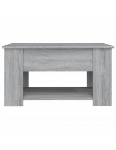 Tavolino da Salotto Grigio Sonoma 79x49x41 cm Legno Multistrato