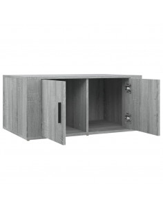 Tavolino da Salotto Grigio Sonoma 80x50x36 cm Legno Multistrato