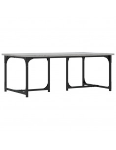 Tavolino da Salotto Grigio Sonoma 90x50x35 cm Legno Multistrato