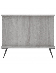Tavolino da Salotto Grigio Sonoma 90x50x40 cm Legno Multistrato