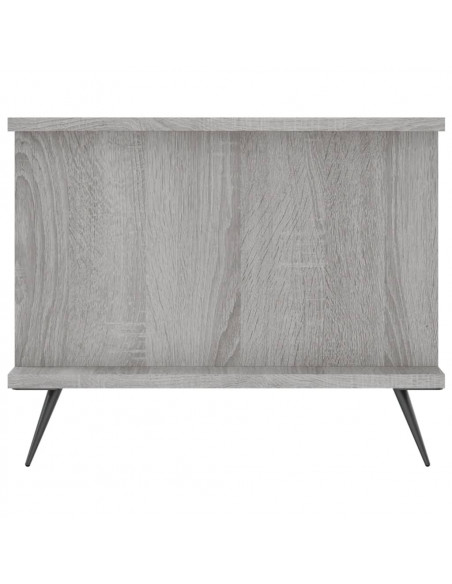Tavolino da Salotto Grigio Sonoma 90x50x40 cm Legno Multistrato