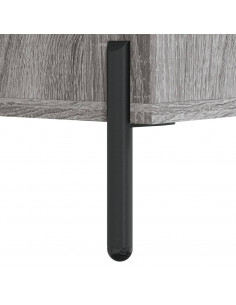 Tavolino da Salotto Grigio Sonoma 90x50x40 cm Legno Multistrato