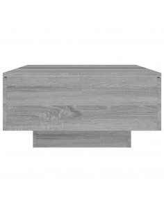 Tavolino da Salotto Grigio Sonoma 90x60x31 cm Legno Multistrato