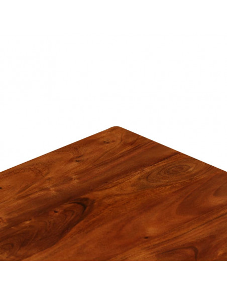 Tavolino da Salotto in Legno Acacia Finitura Ambra 110x55x35 cm