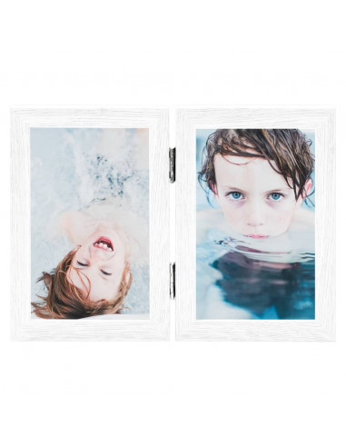 Cornici Portafoto a Libro Bianche 2x(21x29,7 cm)