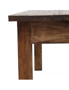 Tavolino da Salotto in Legno Massello di Recupero 98x73x45 cm