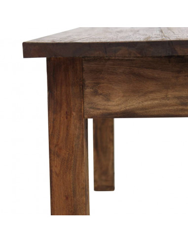 Tavolino da Salotto in Legno Massello di Recupero 98x73x45 cm