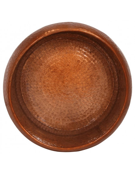 Tavolino da Salotto in Ottone Ø55x28 cm in Alluminio