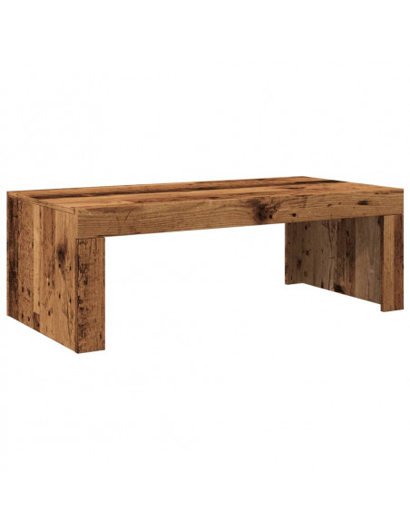 Tavolino da Salotto Legno Antico 102x50x35 cm in Truciolato