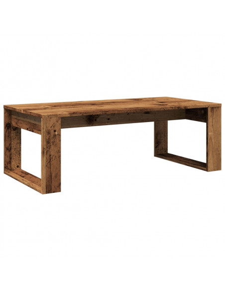 Tavolino da Salotto Legno Antico 102x50x35 cm in Truciolato