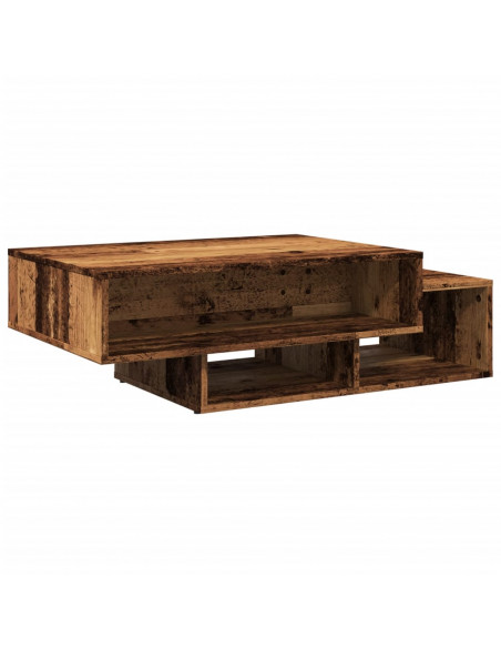 Tavolino da Salotto Legno Antico 105x55x32cm in Truciolato