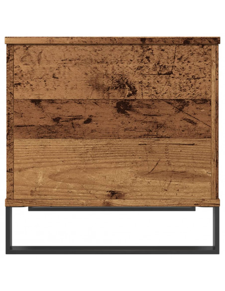 Tavolino da Salotto Legno Antico 60x44,5x45cm Legno Multistrato