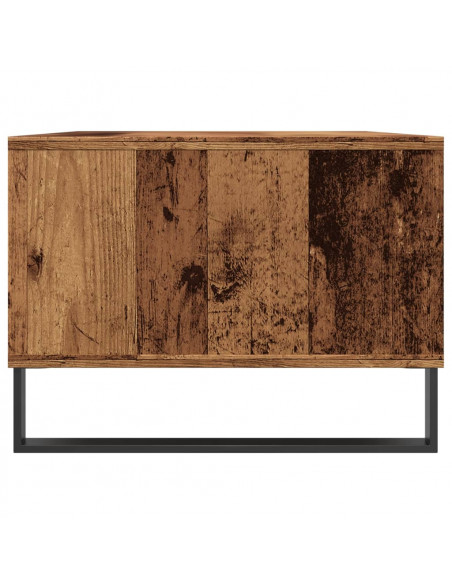 Tavolino da Salotto Legno Antico 90x50x36,5 cm in Truciolato