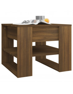 Tavolino da Salotto Marrone 55,5x55x45 cm Legno Multistrato