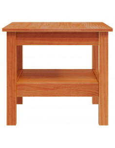 Tavolino da Salotto Marrone Cera 45x45x40cm Legno Massello Pino