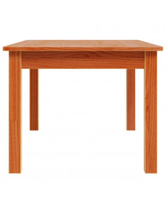 Tavolino da Salotto Marrone Cera Legno Massello di Pino