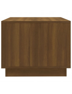 Tavolino da Salotto Marrone Rovere 102,5x55x44 cm in Truciolato