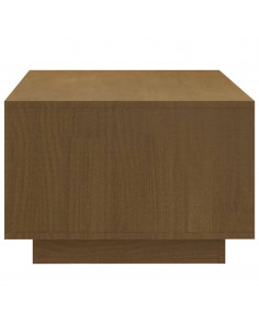 Tavolino da Salotto Miele 110x50x33,5 cm Legno Massello di Pino
