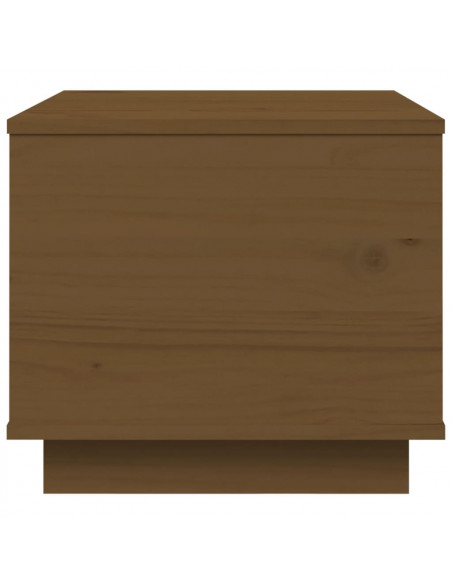 Tavolino da Salotto Miele 40x50x35 cm Legno Massello di Pino