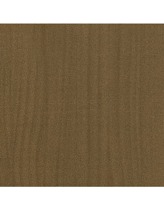 Tavolino da Salotto Miele 50x50x33,5 cm Legno Massello di Pino