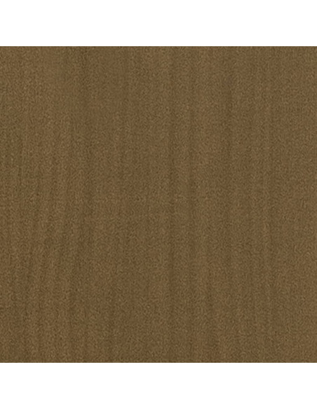 Tavolino da Salotto Miele 50x50x33,5 cm Legno Massello di Pino