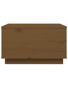 Tavolino da Salotto Miele 60x50x35 cm in Legno Massello di Pino