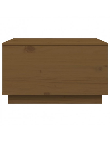 Tavolino da Salotto Miele 60x50x35 cm in Legno Massello di Pino