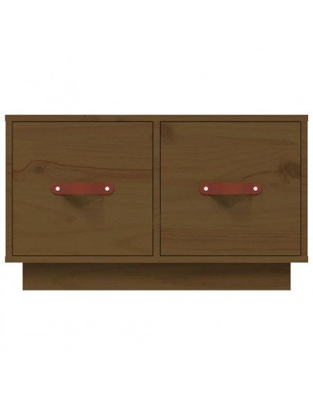 Tavolino da Salotto Miele 60x53x35 cm Legno Massello di Pino