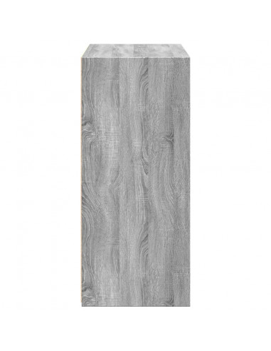 Credenza Grigio Sonoma 70x41x93 cm in Legno Multistrato