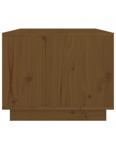 Tavolino da Salotto Miele 80x50x40 cm Legno Massello di Pino