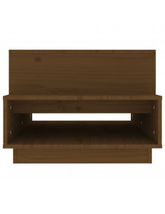 Tavolino da Salotto Miele 80x55x40,5 cm Legno Massello di Pino