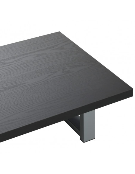 Set Mobili da Bagno 2 pz Ceramica Nero