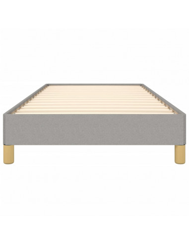 Giroletto senza Materasso Grigio Chiaro 90x190 cm Tessuto