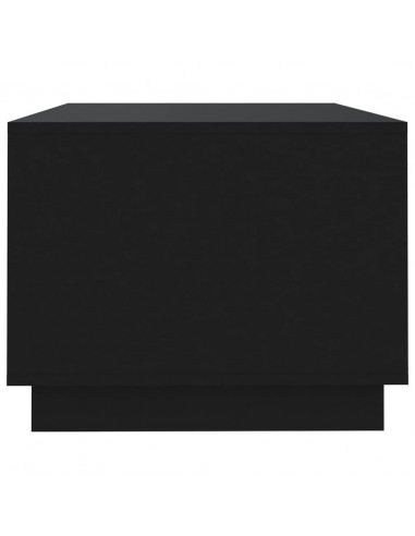 Tavolino da Salotto Nero 102x55x43 cm in Truciolato