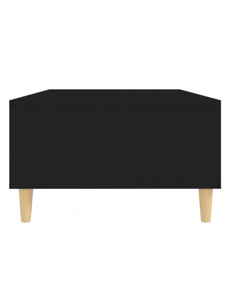 Tavolino da Salotto Nero 103,5x60x35 cm in Legno Multistrato
