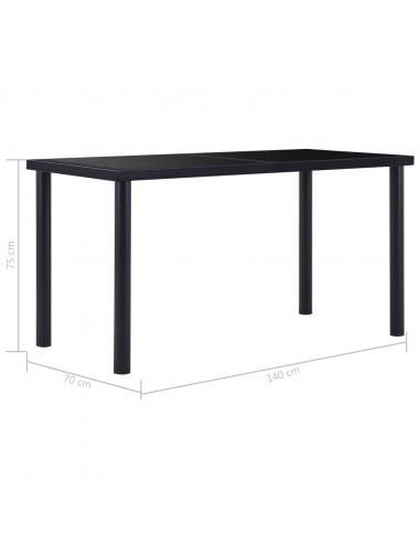 Set Sala da Pranzo 5 pz in Similpelle Marrone