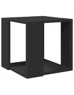 Tavolino da Salotto Nero 32x32x30 cm in Legno Multistrato