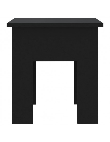 Tavolino da Salotto Nero 40x40x42 cm in Truciolato