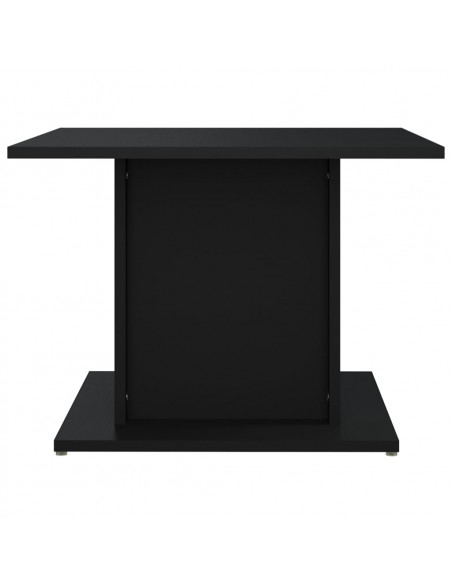 Tavolino da Salotto Nero 55,5x55,5x40 cm in Truciolato
