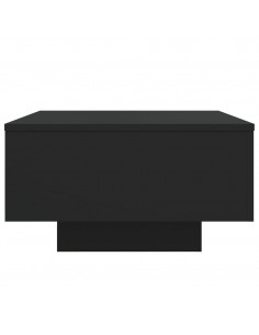 Tavolino da Salotto Nero 55x55x31 cm in Legno Multistrato