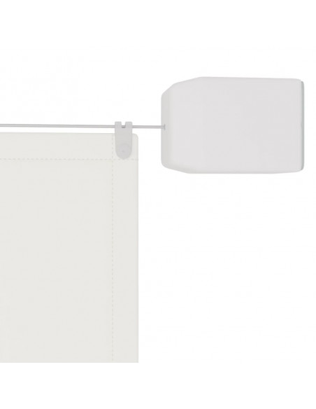 Paravento Verticale Bianco 60x360 cm Tessuto Oxford