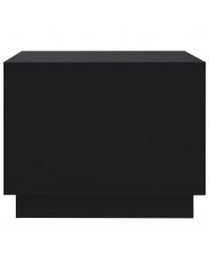 Tavolino da Salotto Nero 55x55x43 cm in Truciolato