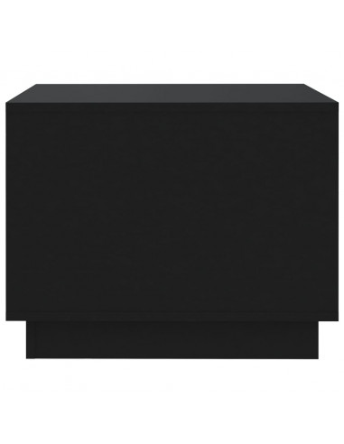 Tavolino da Salotto Nero 55x55x43 cm in Truciolato
