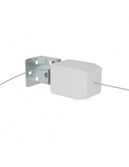 Paravento Verticale Bianco 60x1000 cm Tessuto Oxford