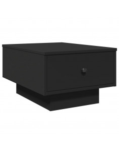 Tavolino da Salotto Nero 60x45x31 cm in Legno Multistrato