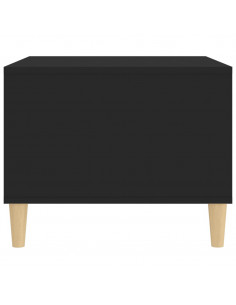 Tavolino da Salotto Nero 60x50x40 cm in Legno Multistrato